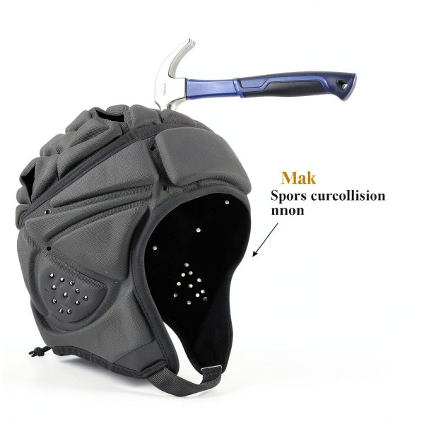 RDOPODNJ Rugby Helmet Soft EVA Adjustable Youth-2