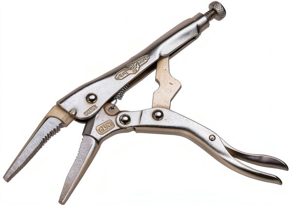 IRWIN 4 in. Long Nose Locking Pliers-3