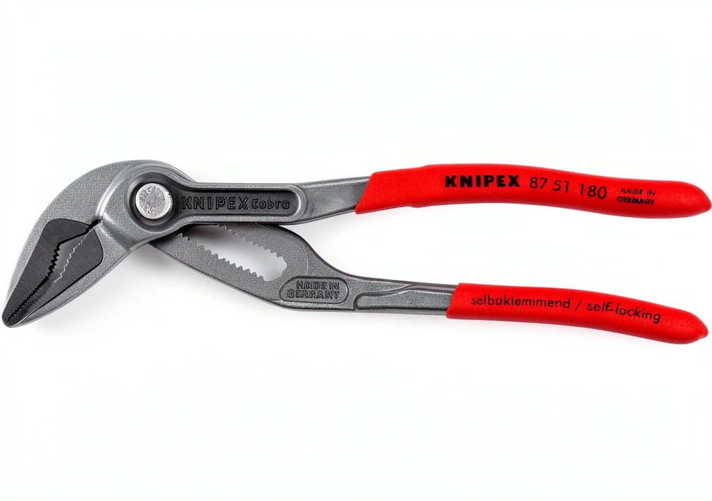 KNIPEX Chromium-Vanadium Steel Pliers in use