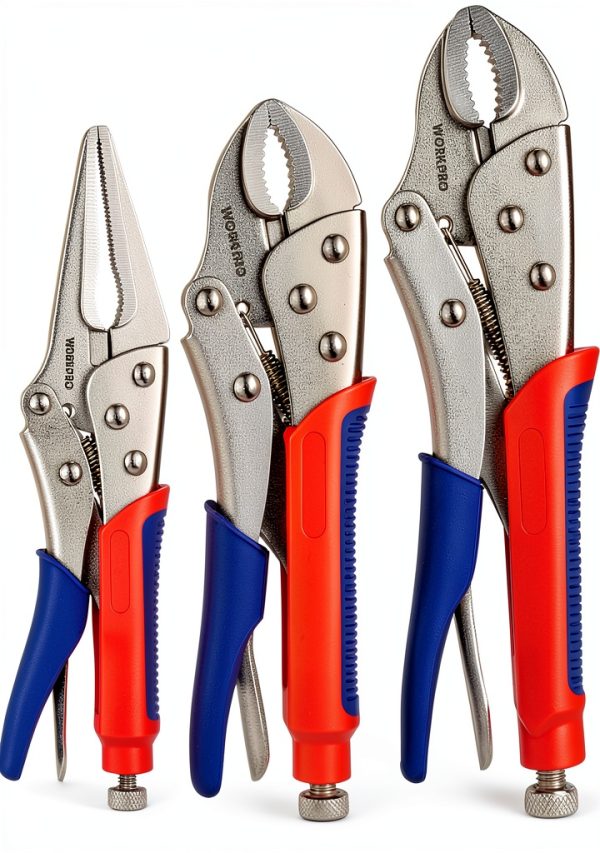 WORKPRO Locking Pliers Set Metal Ergonomic-0