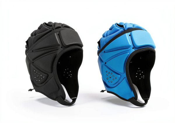 RDOPODNJ Rugby Helmet Soft EVA Adjustable Youth-1