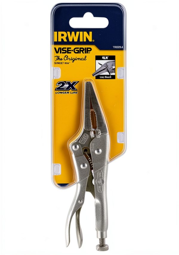 IRWIN 4 in. Long Nose Locking Pliers-7