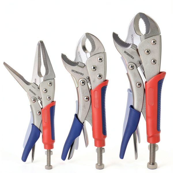 WORKPRO Locking Pliers Set Metal Ergonomic-5