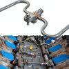 Fuel Rail Crossover Tube Deecaray 12677002 Silver Steel Plastic Kit-0