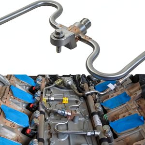 Fuel Rail Crossover Tube Deecaray 12677002 Silver Steel Plastic Kit-0