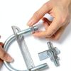U-Bolt M8 2 inch Wide Galvanized Carbon Steel Set 2pcs by Sunliech-3