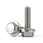 M8 x 20mm Flanged Hex Head Bolts Mellewell DIN 6921 20pcs-0
