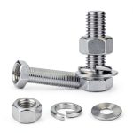 3/8-16 x 1-1/2" Hex Bolt, Nuts & Washers 20pcs Stainless Steel SG TZH-0
