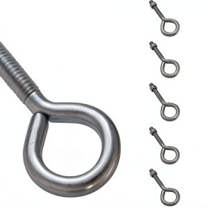 Eye Bolt 3/8" x 4" Zinc Plated by National Hardware - Alloy Steel-0
