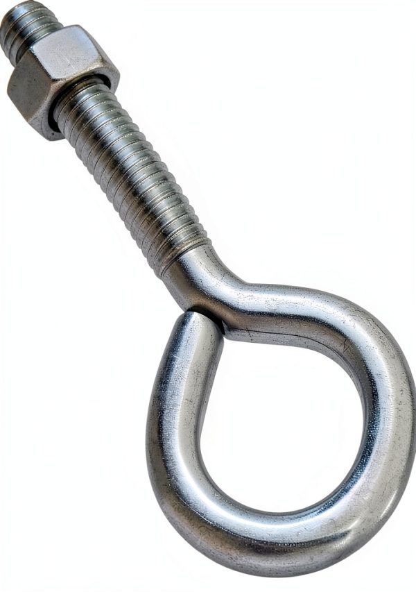 Eye Bolt 3/8" x 4" Zinc Plated by National Hardware - Alloy Steel-1