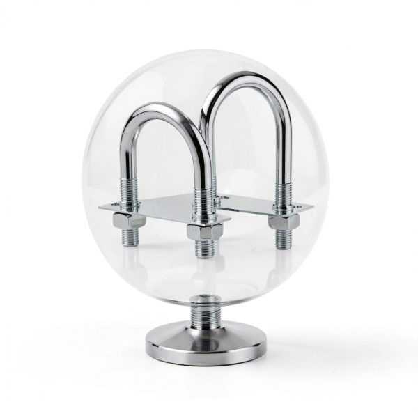U-Bolt M8 2 inch Wide Galvanized Carbon Steel Set 2pcs by Sunliech-4