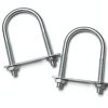 U-Bolt M8 2 inch Wide Galvanized Carbon Steel Set 2pcs by Sunliech-0