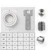 M6x25 Titanium Bolts Reflying Hex Bolt Lightweight Corrosion Resistant-1