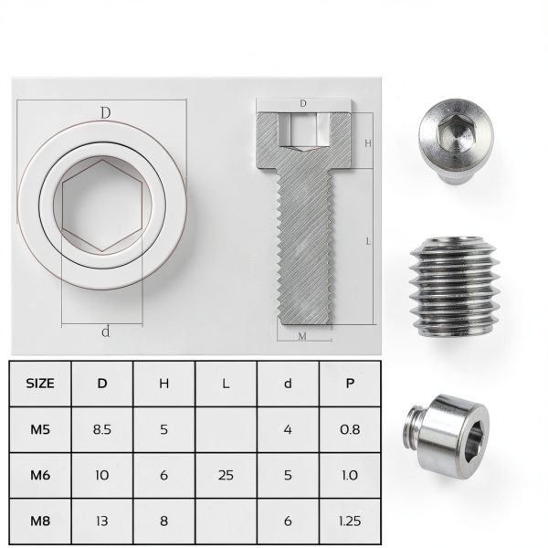 M6x25 Titanium Bolts Reflying Hex Bolt Lightweight Corrosion Resistant-1