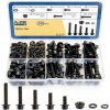 M6-1.0 Bolt Flange Head Kit 240 Pack by Vifmy Full Thread Alloy Steel-0