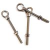QWORK Machinery Eye Bolt with Shoulder, 5 Pack 1/2"x6" Long 316 Stainless Steel Marine Grade Thread Machinery Shoulder Lifting Ring Eye Bolts-3