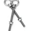 QWORK Machinery Eye Bolt with Shoulder, 5 Pack 1/2"x6" Long 316 Stainless Steel Marine Grade Thread Machinery Shoulder Lifting Ring Eye Bolts-4