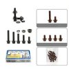 M6-1.0 Bolt Flange Head Kit 240 Pack by Vifmy Full Thread Alloy Steel-6