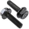 M8-1.25 x 20mm Flanged Hex Head Bolts,External Flange Hex Drive Screws,Class 10.9 Black Zinc Plated,Alloy Steel,Full Coarse Thread,Pump,Fix Car,DIY Project(25Pcs)-0