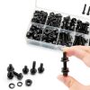 M6-1.0 Bolt Flange Head Kit 240 Pack by Vifmy Full Thread Alloy Steel-4