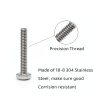 180 pcs SAE Stainless Steel Nuts and Bolts Assortment Kit, Including 6 Sizes 1/4-20 Hex Bolts,Flat Washers, Lock Washers. Packaged by Plastic Box, Made by 304 Stainless Steel-3