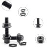 M6-1.0 Bolt Flange Head Kit 240 Pack by Vifmy Full Thread Alloy Steel-2